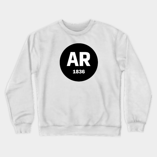 Arkansas | AR 1836 Crewneck Sweatshirt by KodeLiMe